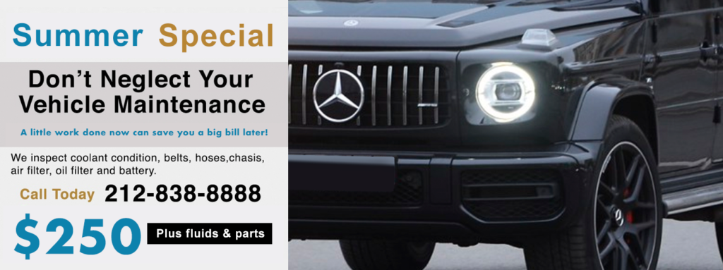 The best place for Mercedes Benz service, maintenance and repairs in NYC near me. Dealer alternative independent repair shop that can do anything the Mercedes Benz dealer can do and more. Best Mercedes Benz mechanics in NYC